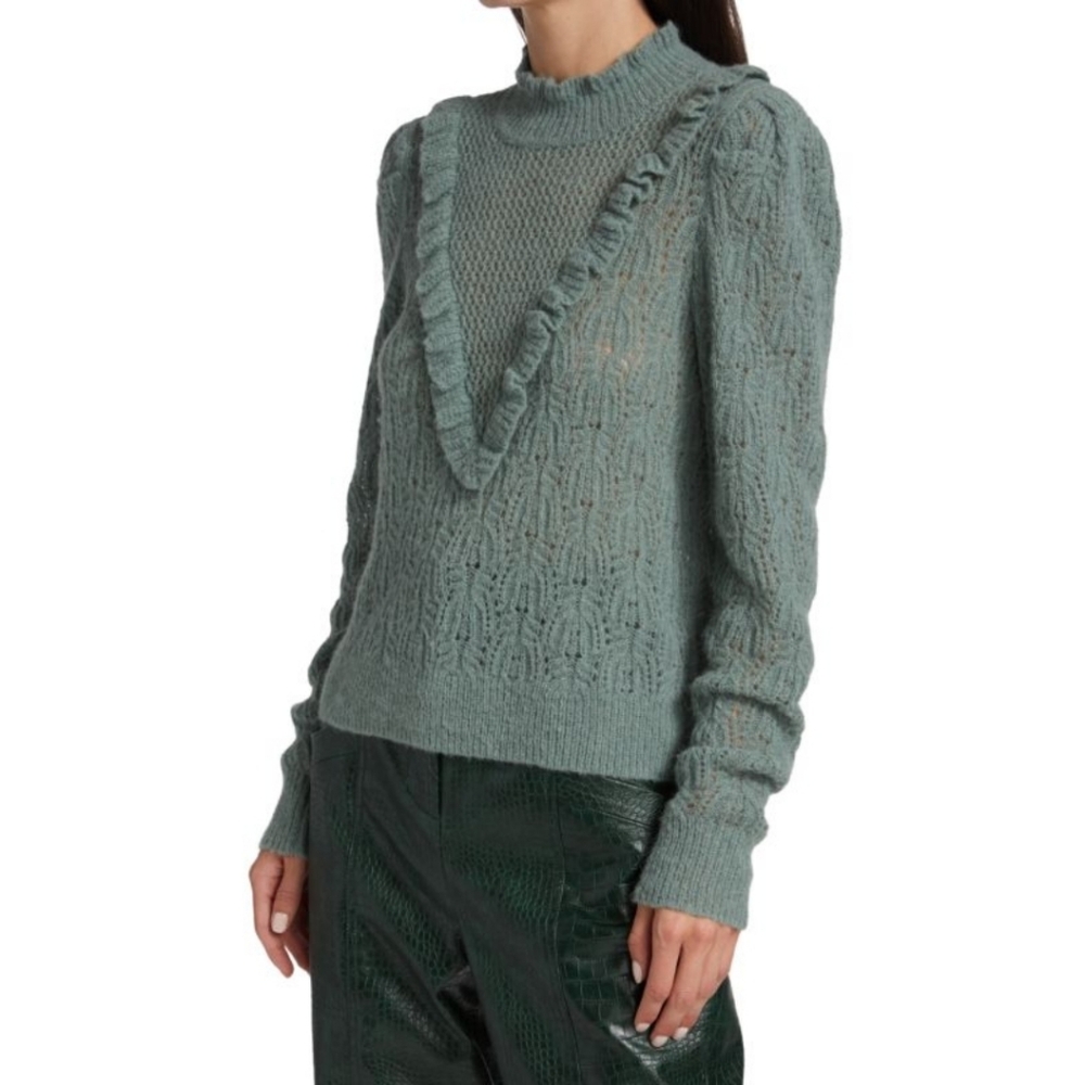 Veronica Beard Alpaca Turtleneck Sweater Size: S - Picture 2 of 8